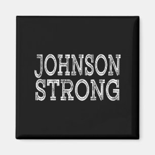 JOHNSON Sterke Squad Familie Reünie Achternaam Tea Magneet