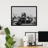 Johnson vs. Flynn, kampioenschap boxing 1910 Poster (Thuiskantoor)