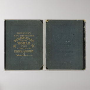 Johnson's New Illustrated Family Atlas Poster