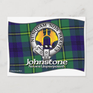 Johnston Johnstone Clan Briefkaart