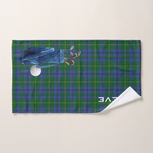 Johnston Plaid Golf Towel (Serviette à main)