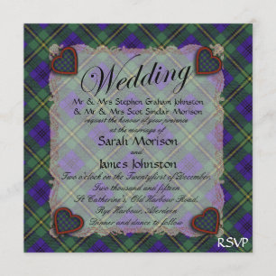 Johnston Scottish clan tartan - Pset Kaart