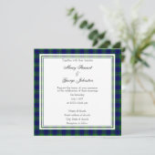 Johnston Scottish Mariage Carré Invitation (Debout devant)