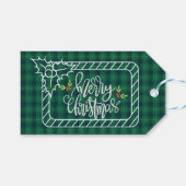 Johnstone Ancient Clan Tartan Christmas Cadeaulabel (Voorkant (Horizontaal))