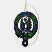 Johnstone Clan Crest Keramisch Ornament (Links)