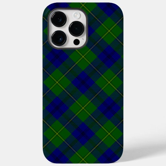 Johnstone tartan blue green plaid Case-Mate iPhone case (Achterkant)