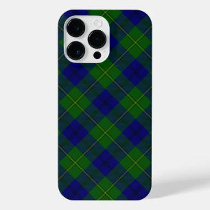 Johnstone tartan blue green plaid iPhone 14 pro max hoesje
