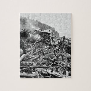 Johnstown Flood Train Wreck 1889 Legpuzzel