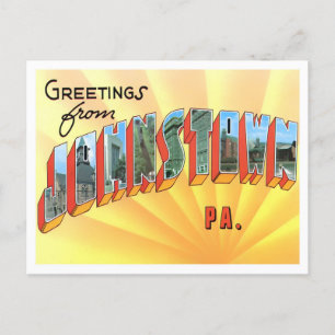 Johnstown, Pennsylvania  Big Letters Briefkaart
