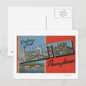 Johnstown, Pennsylvania - Grote letterscènes Briefkaart (Voorkant / Achterkant)