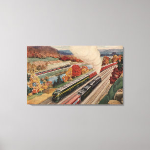 Johnstown, Pennsylvania (Handelstrainingen) Canvas Afdruk