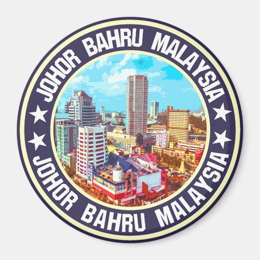 Johor Bahru Magneet (Voorkant)