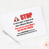 JoHoVaxx Getuigen Vierkante Sticker (Envelop)