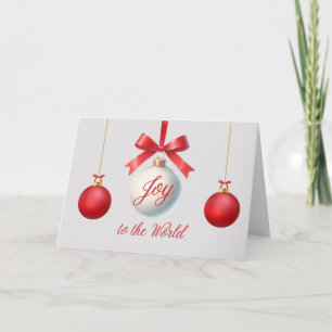 Joie à la carte de Noël mondiale