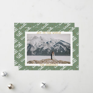 Joie à la carte de Noël mondiale