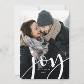 Joie Abondante | Carte photo de vacances vertical (Devant)