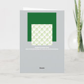 Joie, Amour, Carte Arbre de Noël de la Paix (Dos)