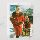 "JOIE AU MONDE" Carte de vacances plate (Devant)