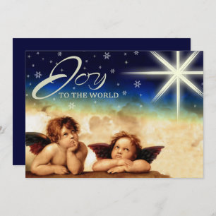 Joie au monde. Cartes de Noël religieuses