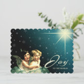 Joie au monde. Cartes de Noël religieuses (Debout devant)