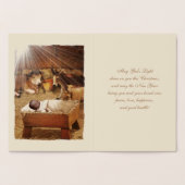 Joie au monde. Cartes de Noël Véritables à Huile d (Intérieur)