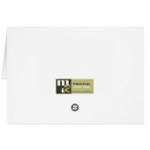 Joie au monde. Cartes de voeux de Noël (Dos Horizontal)