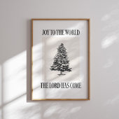Joie au Monde Impression de Noël d'Arbre de Noël V