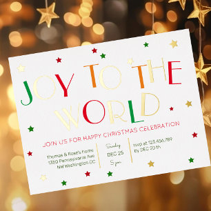 Joie au monde, invitation à la fête de Noël de l'o