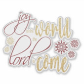 Joie au Monde, Le Seigneur est Sticker Vinyl Come (Devant)