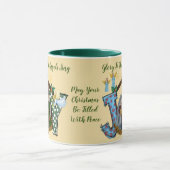 Joie au monde Mug personnalisé (Centre)