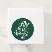 Joie au Monde Rustique Noël Vert Étiquette de Cade (En situation)