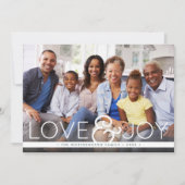 Joie audacieuse | Carte photo de vacances (Devant)