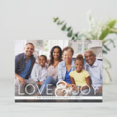 Joie audacieuse | Carte photo de vacances (Debout devant)