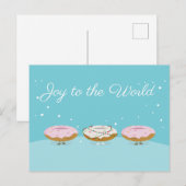 Joie aux beignets du monde | Carte postale (Devant / Derrière)