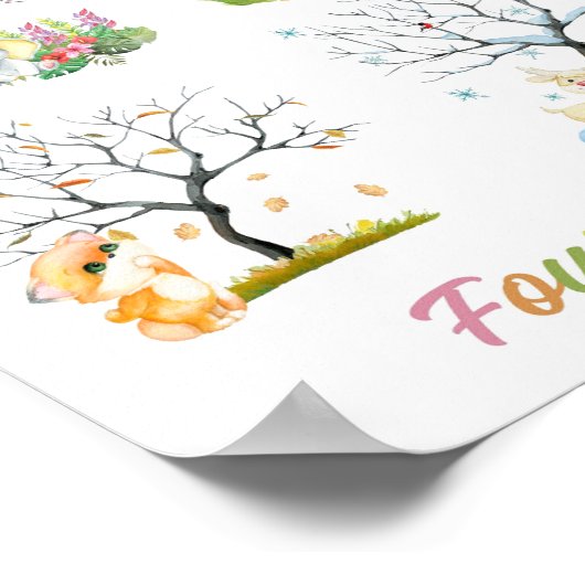 Joie Avec Poster De Nourriture Bébé Quatre Saisons (Coin)