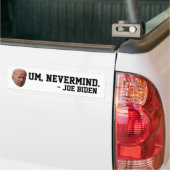 JOIE BIDEN SENILE BUMPER STICKERS (Sur camion)