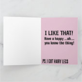 JOIE BIDEN, tu as l'air si jeune CARTES D'ANNIVERS (Intérieur)