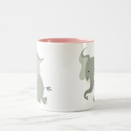 Joie Cartoon Eléphant Mug (Centre)
