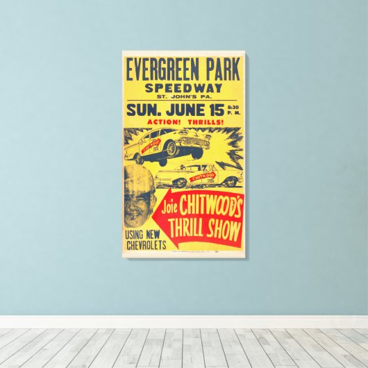 Joie Chitwood Thrill Show Canvas Art Print (Insitu (Houten vloer))