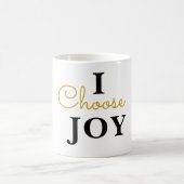 Joie dans chaque gorgée - Mug de script or (Centre)