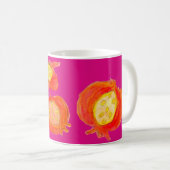 Joie de Grenade sur Mug Fuchsia (Devant droit)