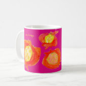 Joie de Grenade sur Mug Fuchsia (Devant gauche)