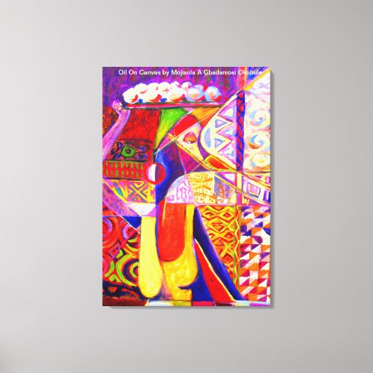 Joie de la négociation Huile sur toile par Mojisol (Recto)