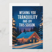 Joie de la saison - Carte de Noël (Devant / Derrière)