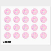 Joie de Liefde Ronde Sticker (Vel)