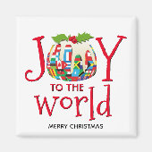 JOIE DE Noël AU Magnet MONDIAL (Devant)