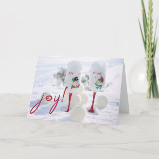 Joie de Noël - Laisser neiger - Votre photo