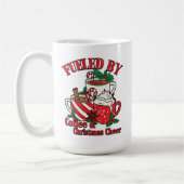 Joie de Noël représentée dans des tasses de café d (Gauche)