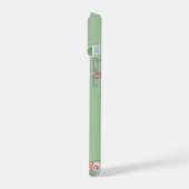 Joie de Noël Rose Vert Chic Moderne (Côté gauche)