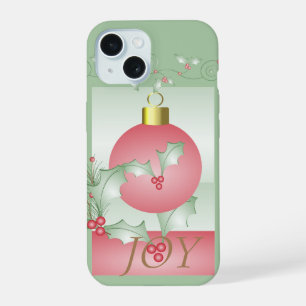 Joie de Noël Rose Vert Moderne Élégant